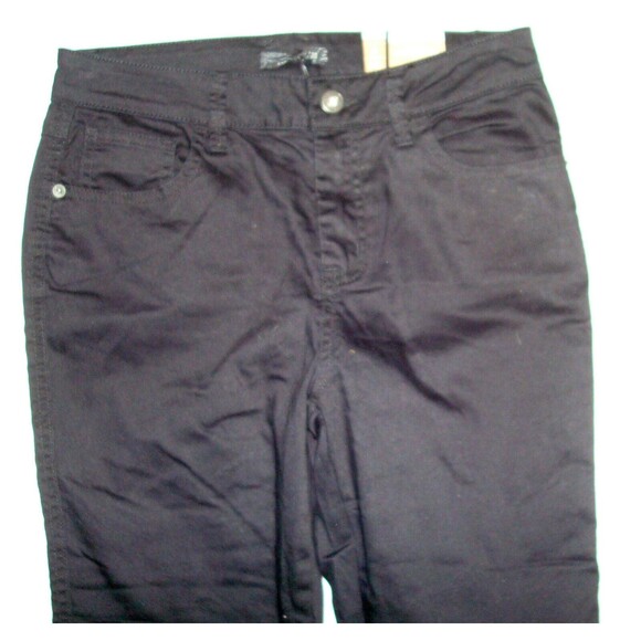 New NWT Womens 4 Prana Oday Jeans Denim Black Out 27 X 30 Dark Skinny Stretch - Picture 3 of 5